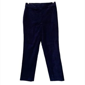 Kate Spade NWT Blue Velvet Pants Size 0
